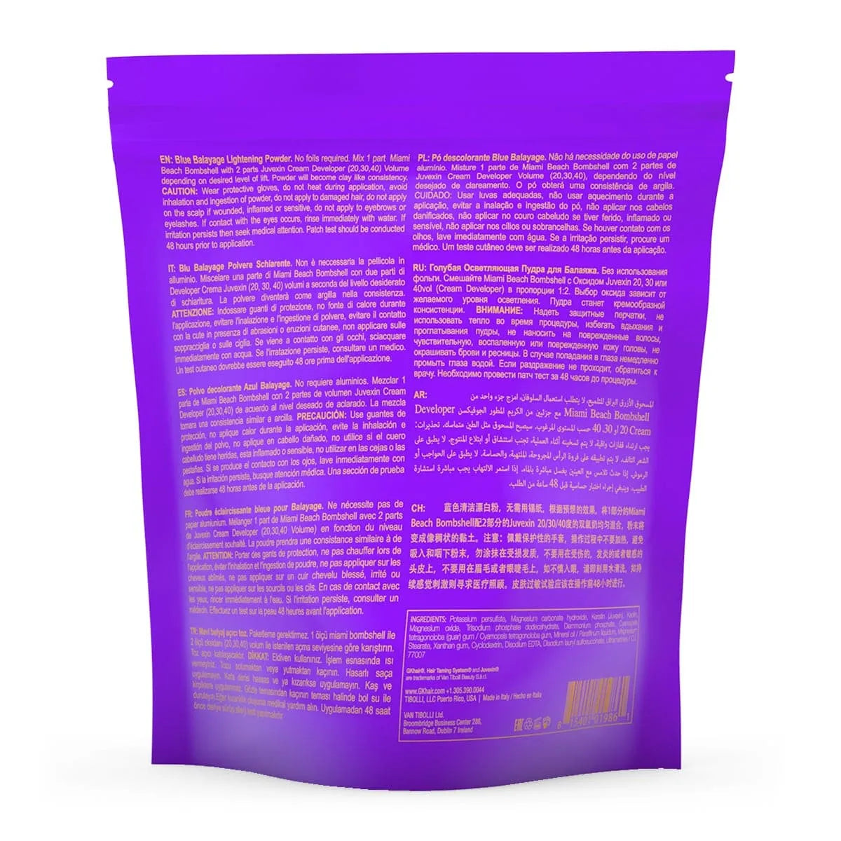 Miami Beach Bombshell Blue Balayage Lighening Powder Pro