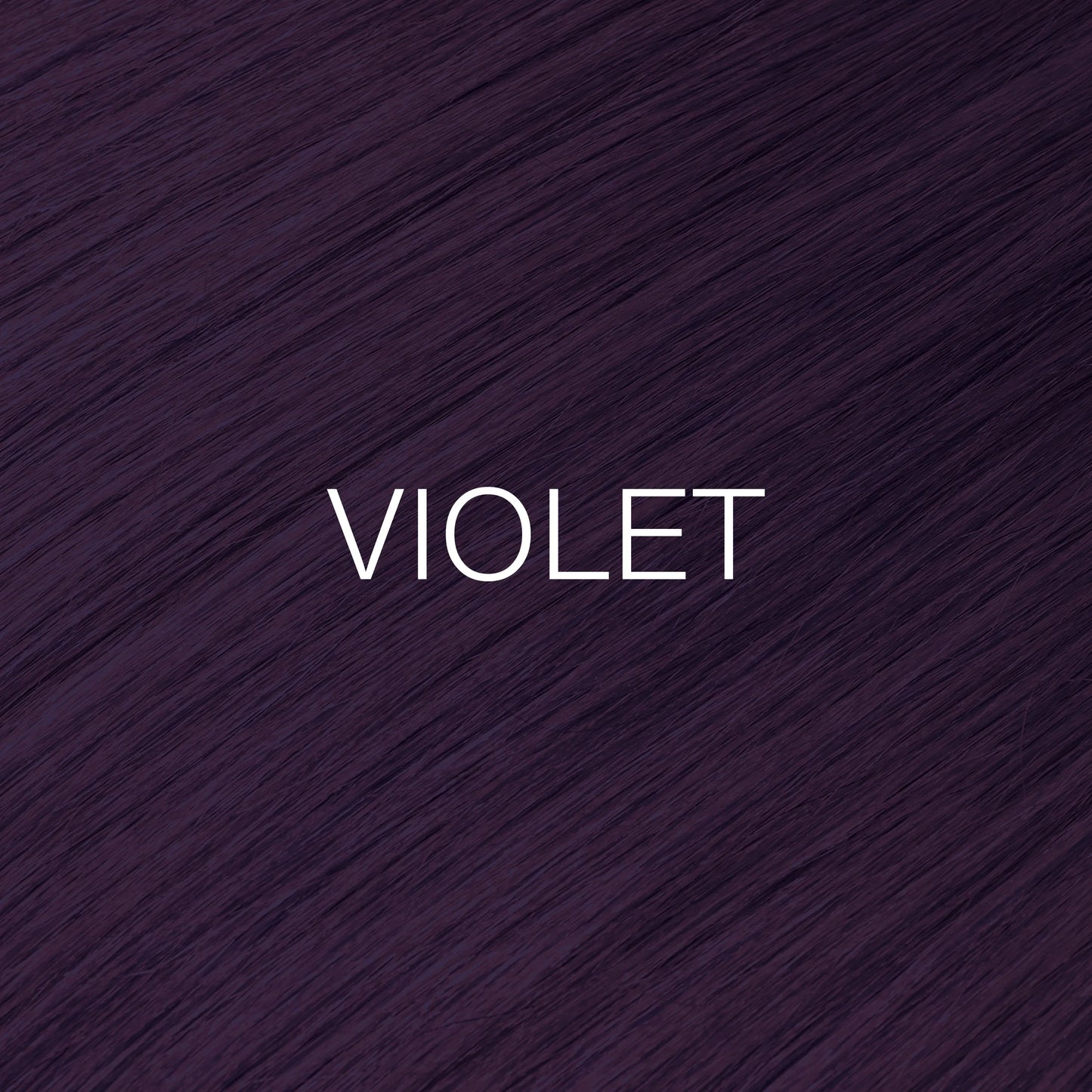 Silky hair texture showcasing the GK Hair's Juxevin Cream Color "Voilet Mixtone" in bold white text.